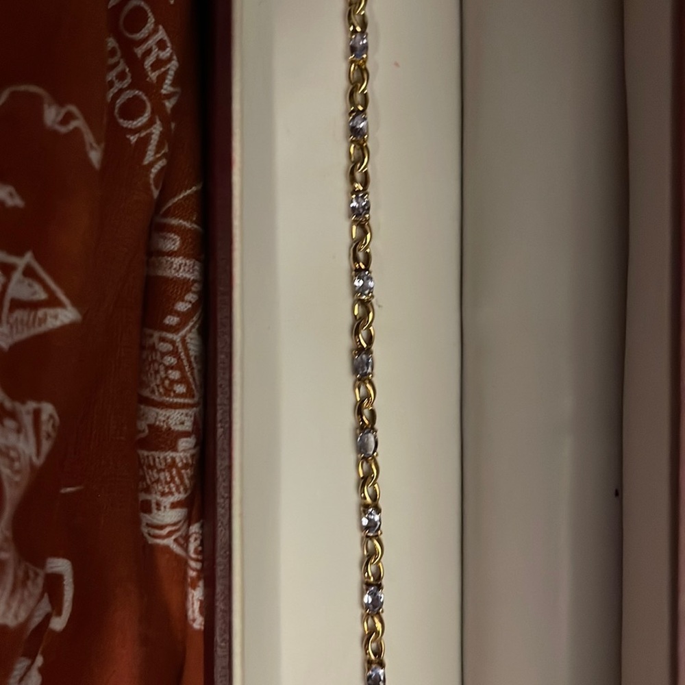 Helzberg diamonds tanzanite bracelet in yellow gold